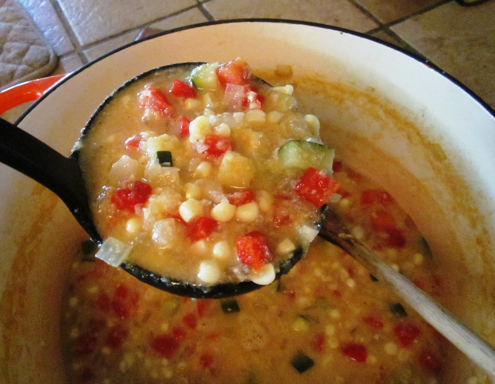 Heather's Healthy Journey Creamy Corn and Vegetable Soup