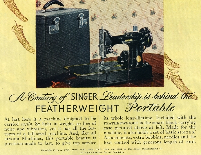 What accessories originally came with my Featherweight? – The