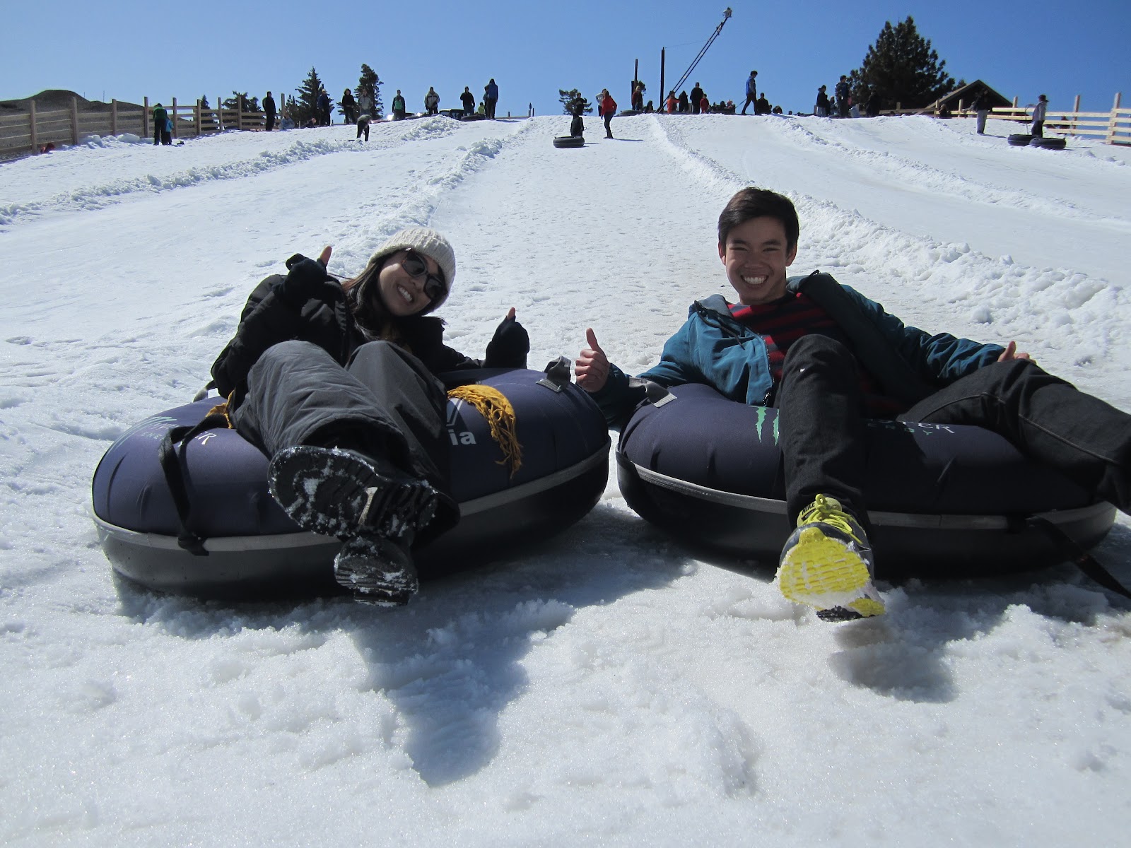 The Road I Traveled Mt. Baldy Snow Tubing