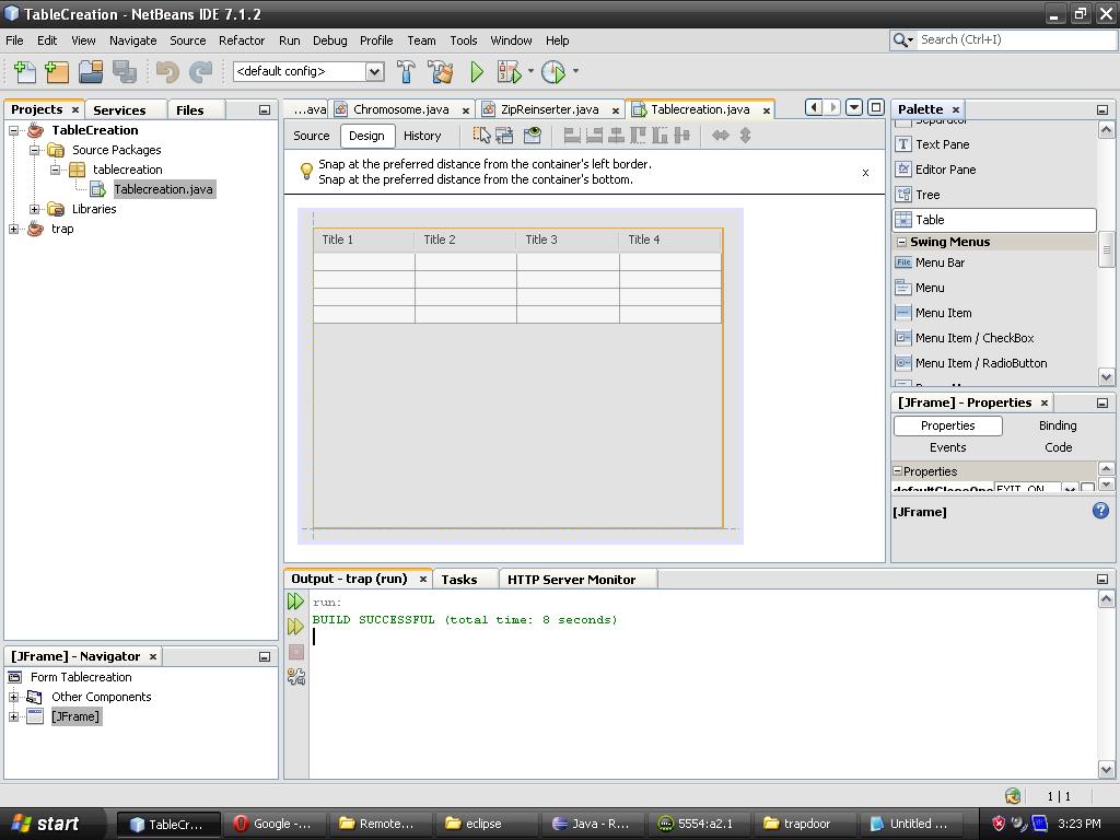 java4practices: Create and View the Database Table in Java Swing