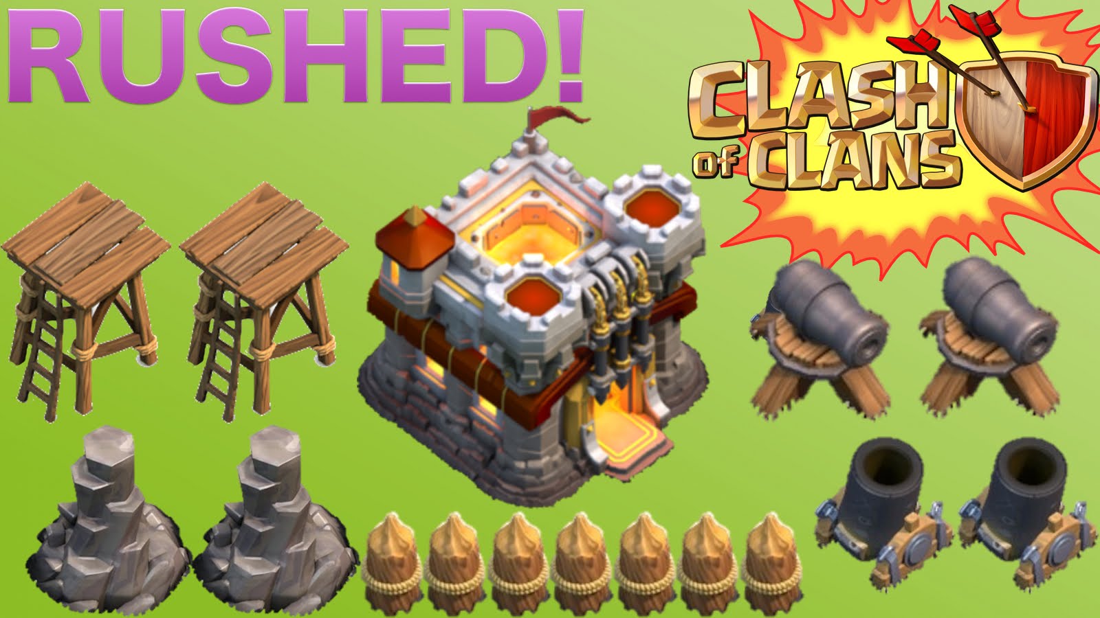Should I Rush With Town Hall Clash Of Clans