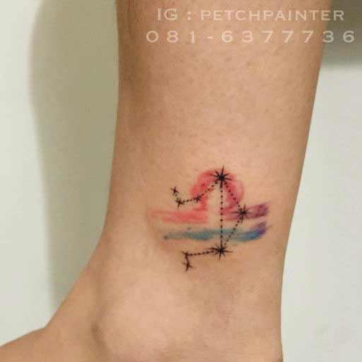 best libra tattoos on ankle for boys and girls