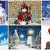 Feliz Navidad - Nieve, arbolitos, muñecos de nieve, hermosas imagenes gifs animadas