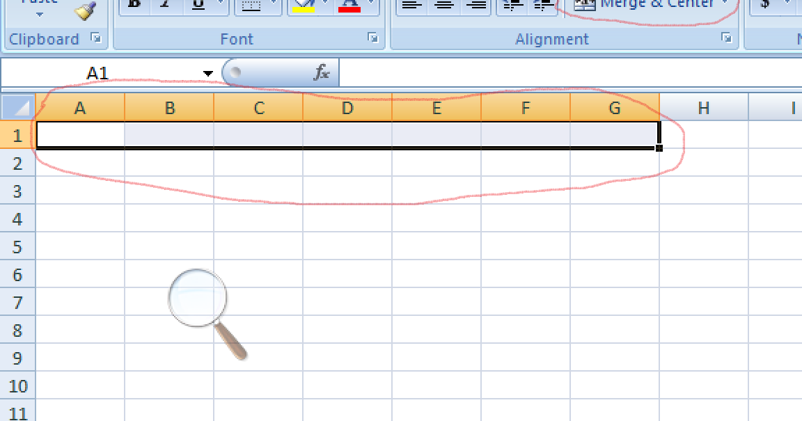 Excel tricks how to use merge center in excel
