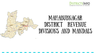 Mahabubnagar District  Revenue Divisions and Mandals