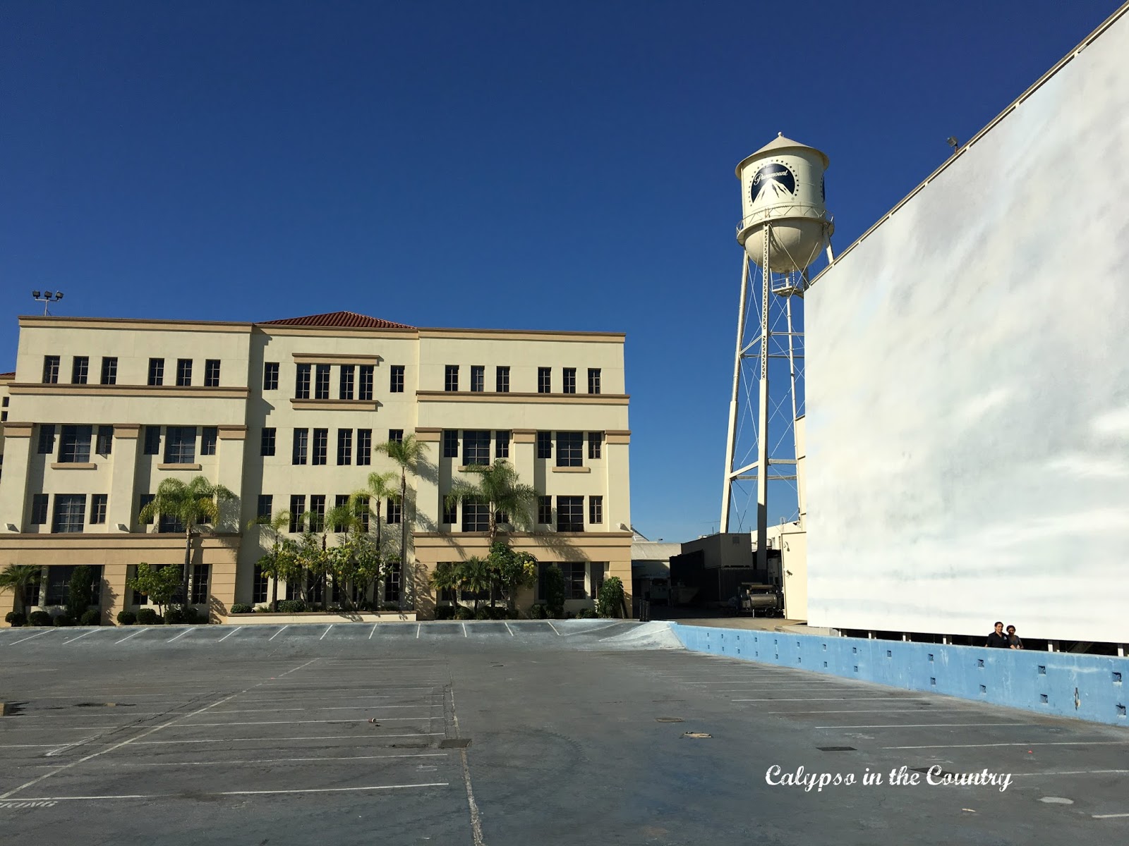 Parking Lot used for ocean scenes Parking Lot used for ocean scenes at Paramount Studios