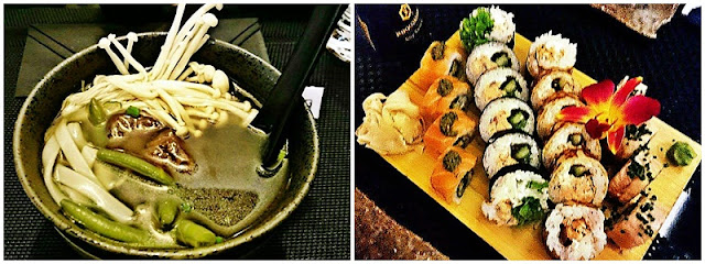 Sushi i zupa w Goko