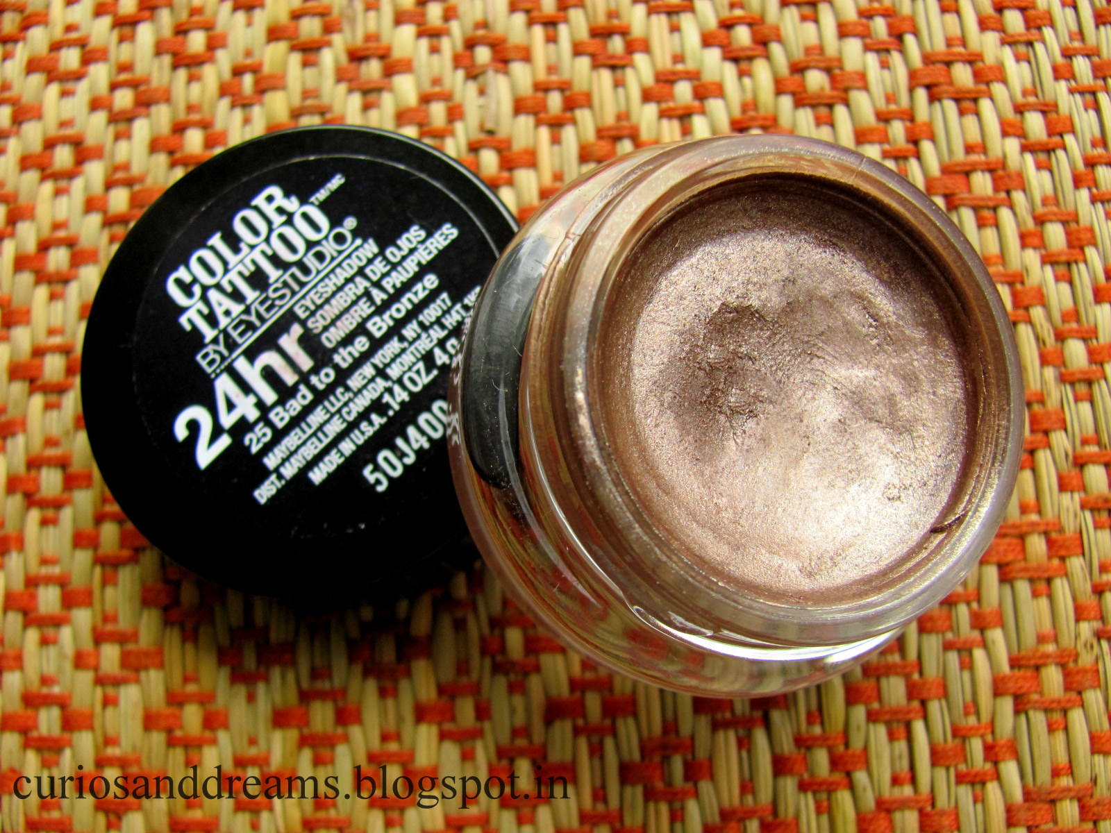 Maybelline Color Tattoo Bad To The Bronze Review Curios And Dreams