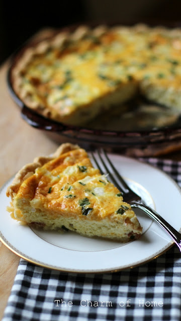 Cheese & Bacon Quiche: The Charm of Home