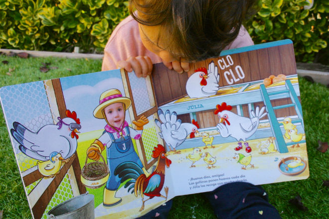 Libro infantil, cuento personalizado Super Prota, la granja