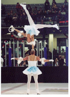 Russian ice acrobats Vladimir Besedin and Oleksiy Polishchuk