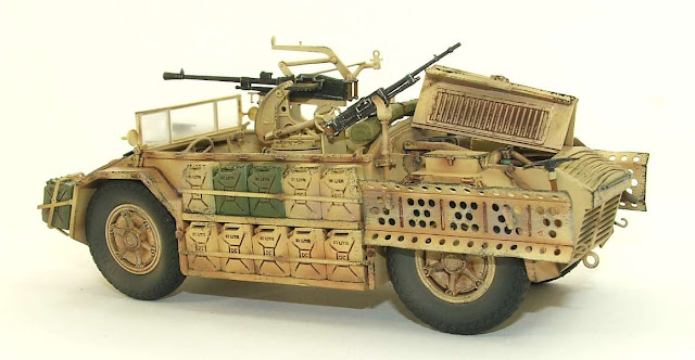 Scale model armored 1:43 Camionetta AS 42 Sahariana Libya 1942 