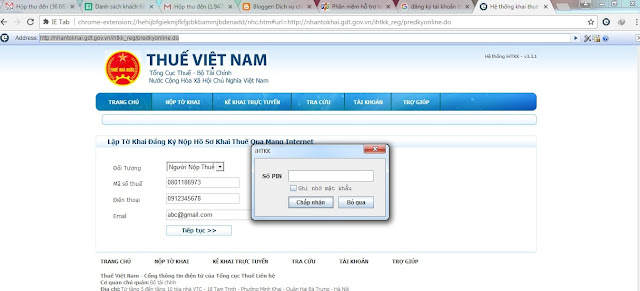 Nhập mã pin usb vào ô "SỐ PIN" Nhập mã pin usb vào ô "SỐ PIN"