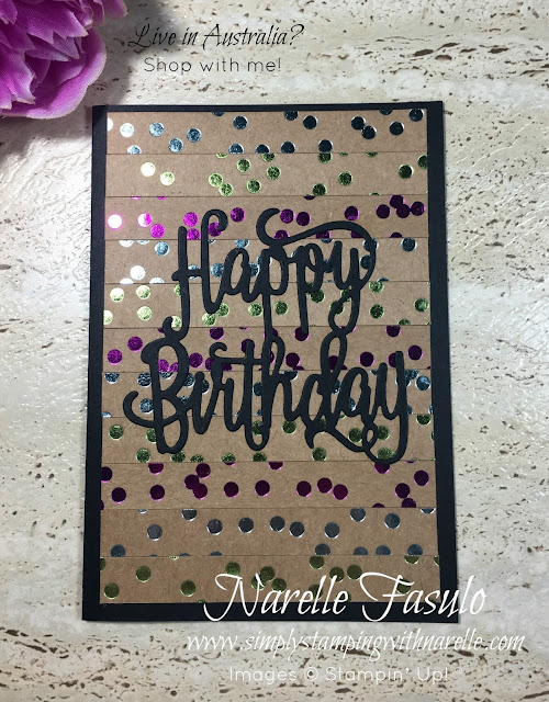 With this one stamp set and die, you can make all the birthday cards you will ever need. Suitable for male, female and all ages. Get yours today and never buy another overpriced store card again - http://bit.ly/2fJOMhF - Simply Stamping with Narelle