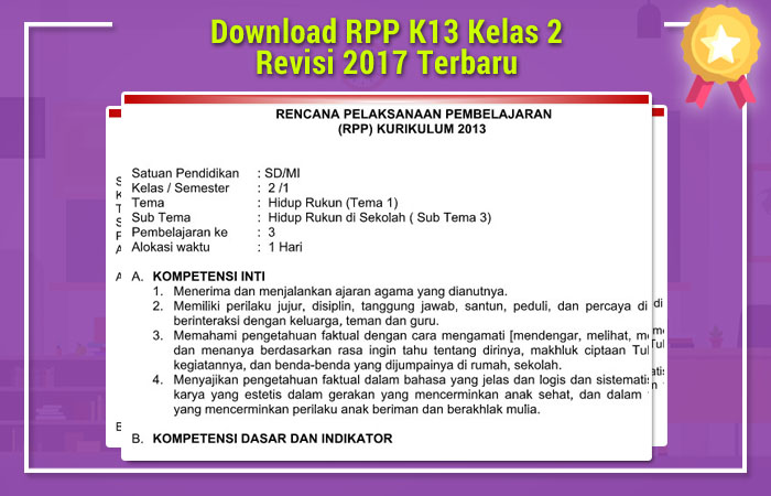 RPP K13 Kelas 2 Revisi 2017