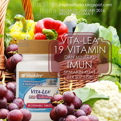 Vitalea for Children, Imun, Vitamin Kanak kanak, Anggur, Produk Shaklee