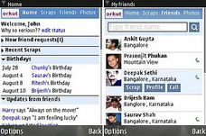 orkut for Symbian S60 + photo uploads and picture galleries
