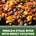 Whole30 Steak Bites with Sweet Potatoes and Peppers