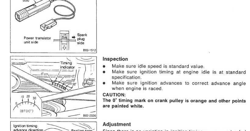 Rb26dett Ignition Timing Adjustment And Tdc Check