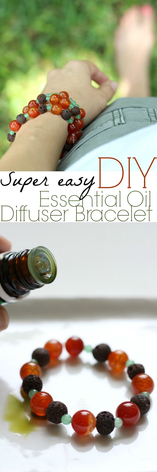 An Life Blog DIY Essential Oil Diffuser Bracelet