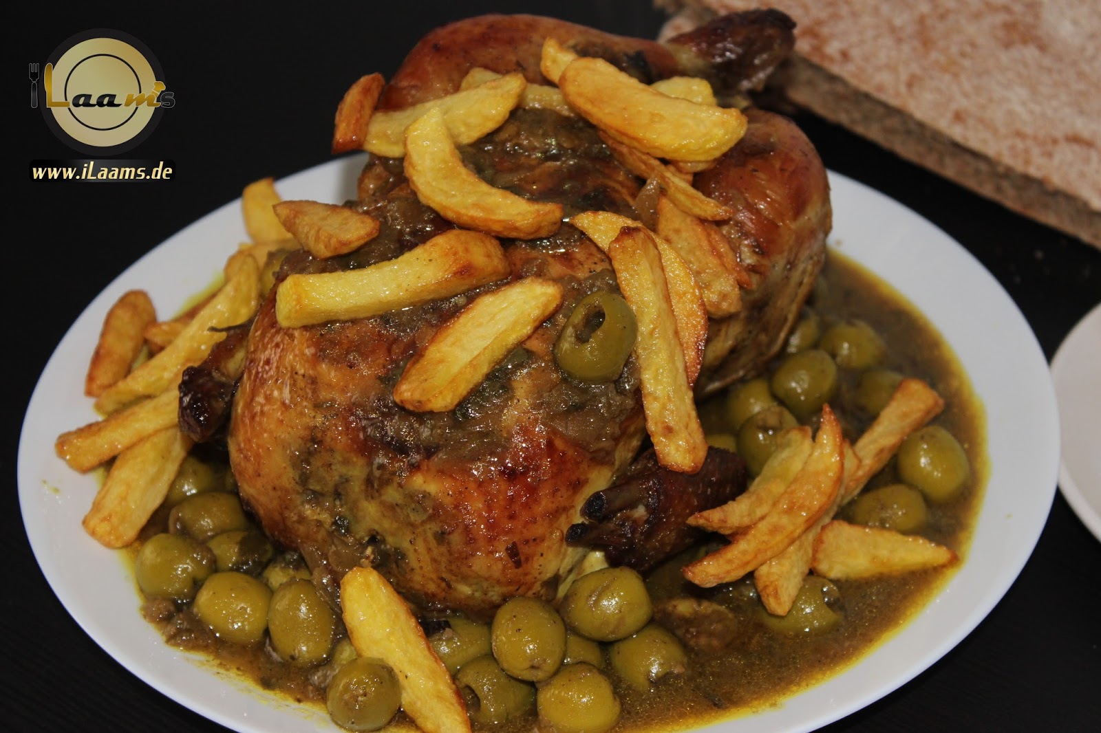 Djaj Mhamer - Hähnchen marokkanischer Art mit Oliven - ILaams Koch und ... Djaj Mhamer - Hähnchen marokkanischer Art mit Oliven - ILaams Koch und ...