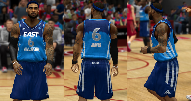 NBA 2K - The 2013 NBA All-Star rosters have been revealed and this year's  All-Star jerseys are now available in NBA 2K13 via the All-Star add-on  content, now available on XBL (400