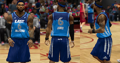NBA 2K13 East All-Stars 2012-2013 Uniform Update