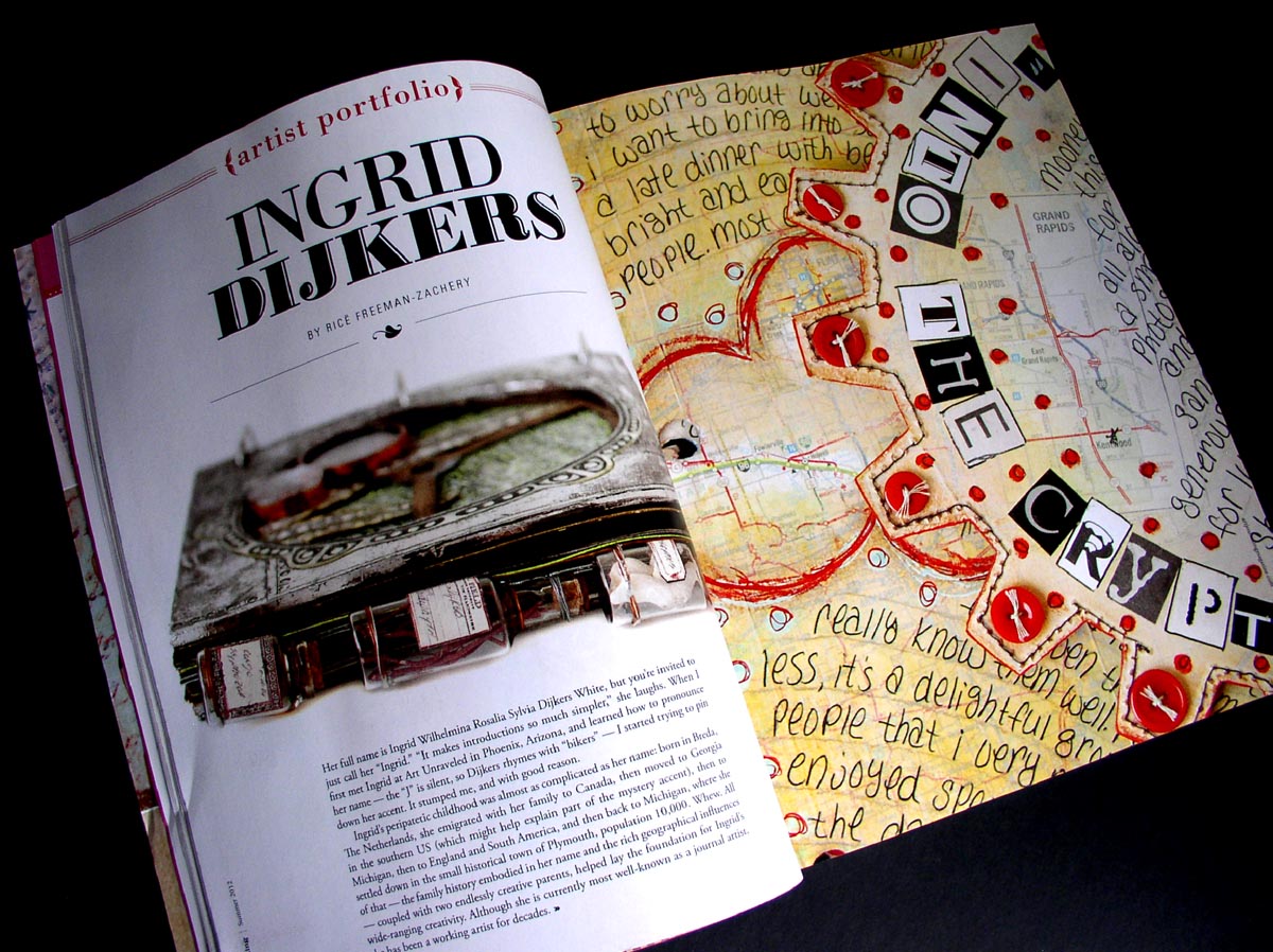Ingrid Dijkers Art Journaling Magazine!