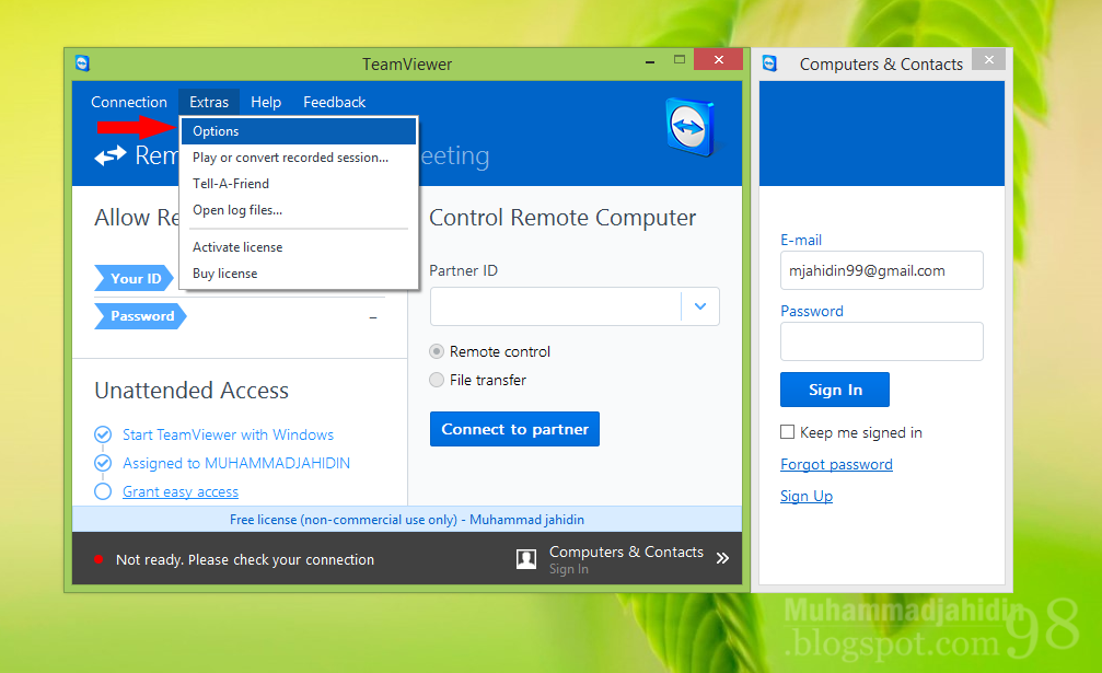 Cara Menggunakan Teamviewer dengan LAN TKJ 07