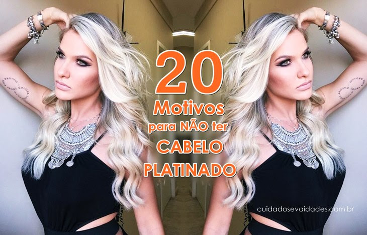 Cabelo platinado Como ter cabelo platinado