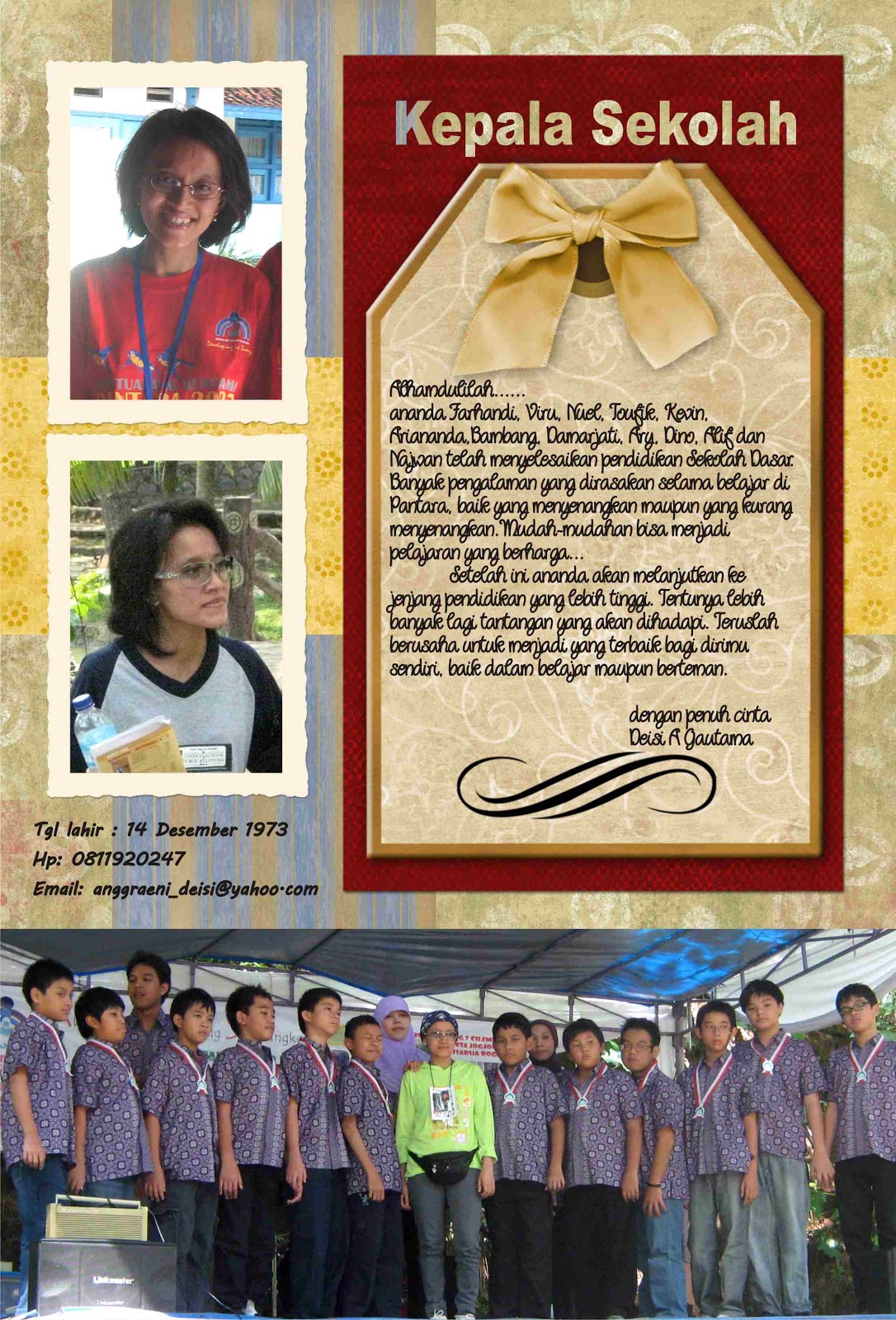 Contoh Kata Sambutan Wali Kelas Untuk Buku Tahunan Sekolah