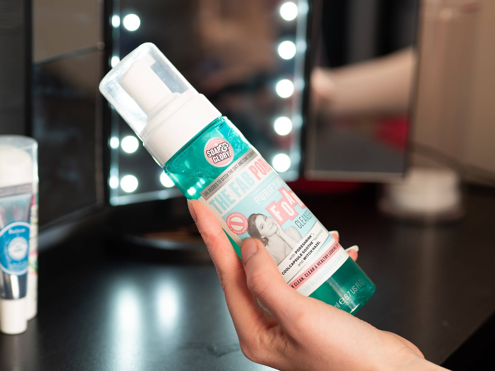 Soap & Glory's "The Fab Pore Purifying Foam Cleanser"