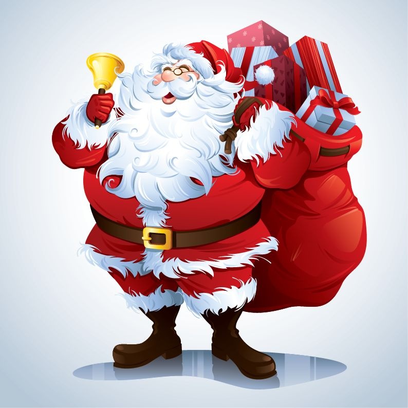 free clipart santa bag - photo #30