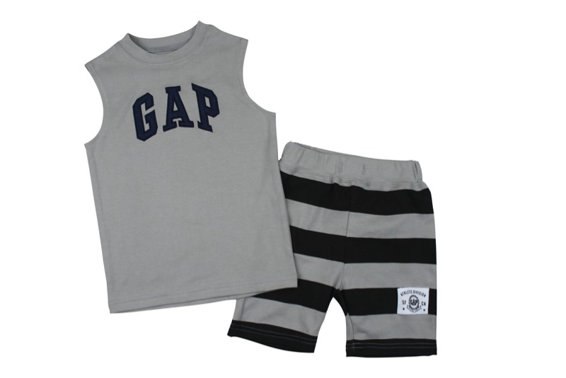 GAP BOY SET (SINGLET + SHORT PANTS)
