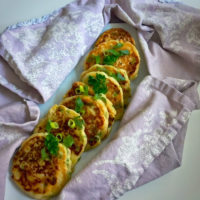 Potato & Spring Onion Pancake Recipe Eat.Love.Live