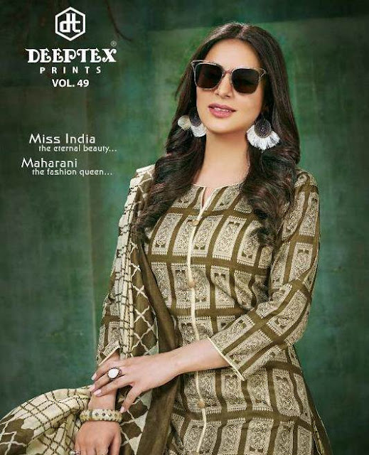 Cotton Dress wholesale: Deeptex Miss india vol 49