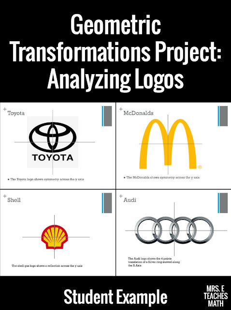 Geometric Transformations Project: Analyzing Logos - Student Project Example