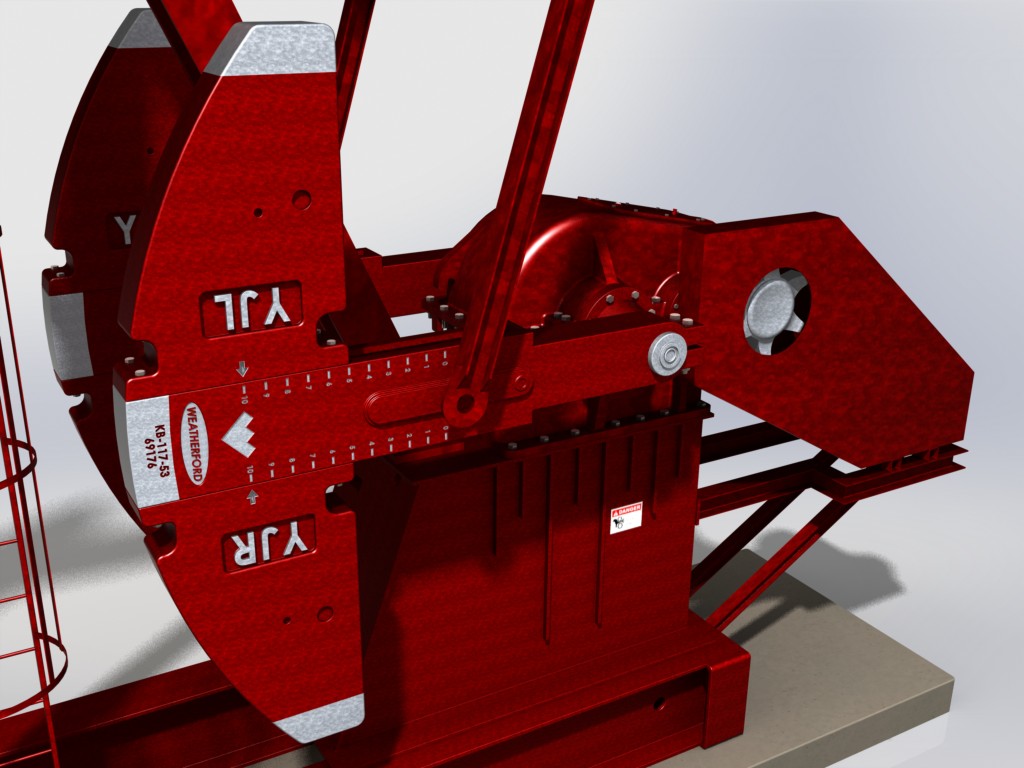 Weatherford Pump Jack Download free 3D cad models 100074