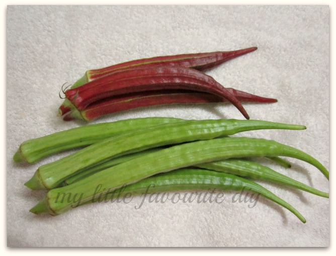 Kerabu Lady Finger for Malaysia Food Fest....凉拌羊角豆