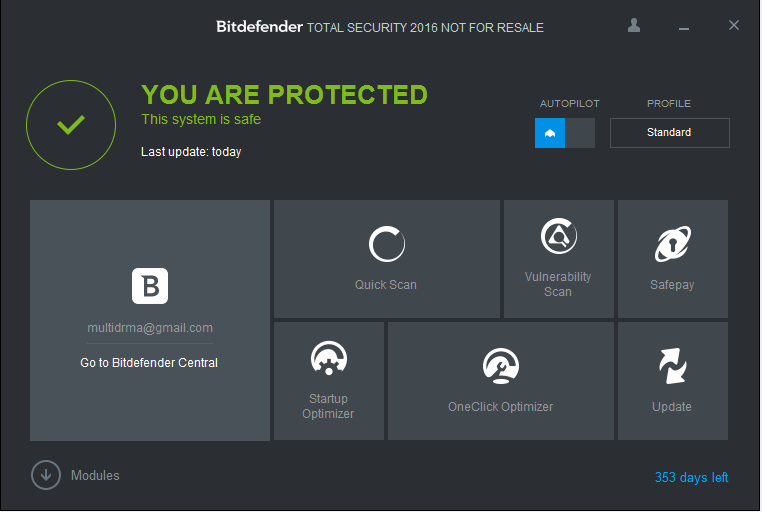 new Bitdefender Internet Security v9 serial key or number