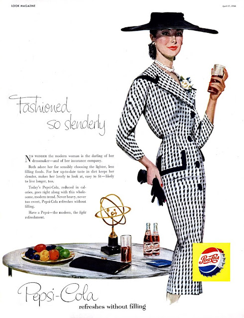 Propaganda da Pepsi para todos os estilos em 1956.