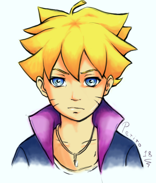 PetitoDesenhista - Desenhar Anime: Boruto - Digital Art