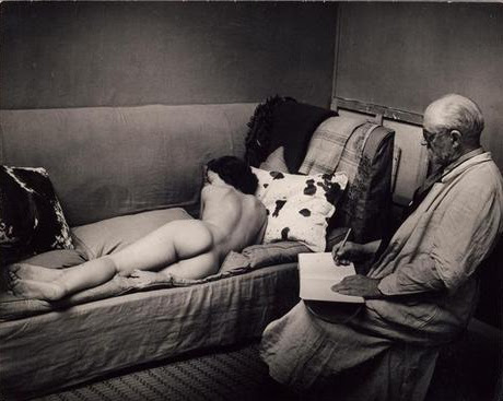 matisse and his model2