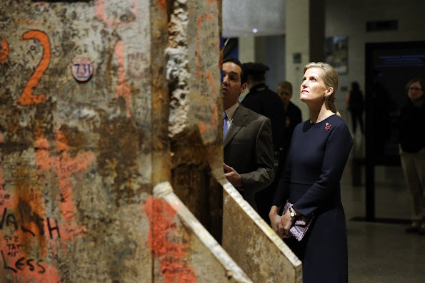 Sophie, Countess of Wessex visits The National September 11th Memorial Museum