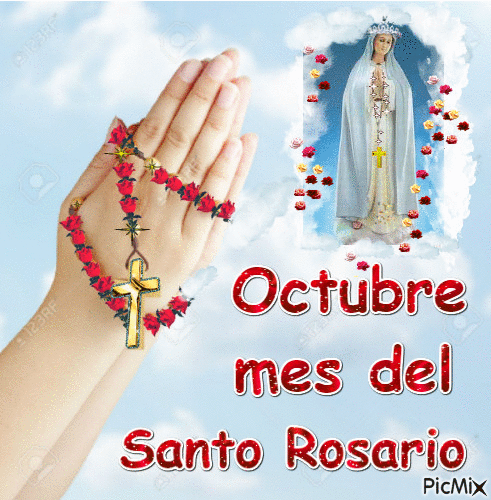 Firmes en Cristo. : Mes de Octubre dedicado al rezo del Santo Rosario