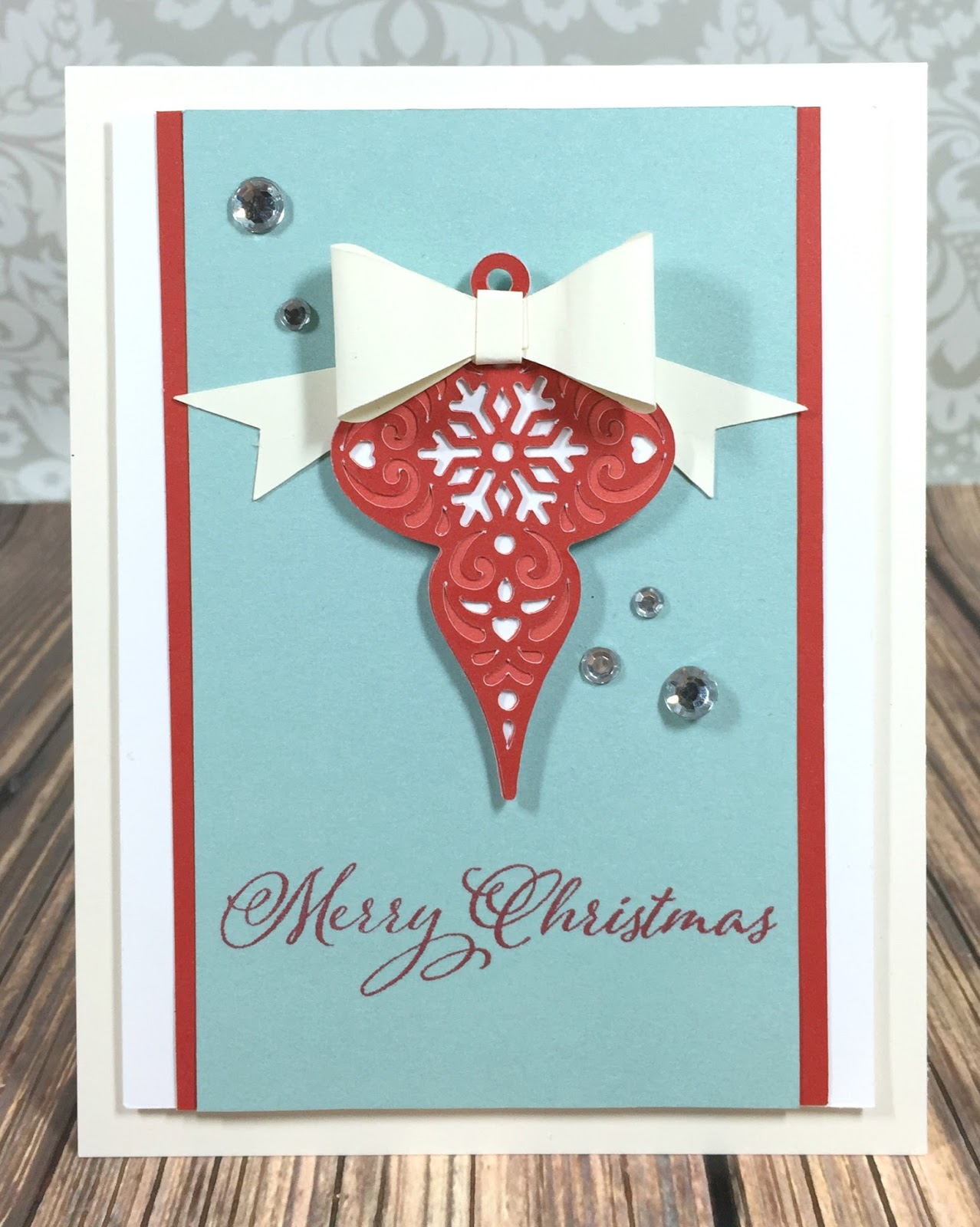 Courtney Lane Designs Cricut Christmas Bauble card