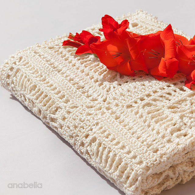 Lily crochet blanket, pattern