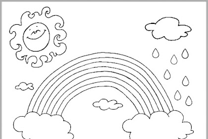 Como Se Forma El Arcoiris Para Niños Para Colorear