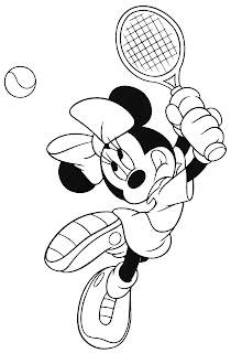 Minnie Mouse disney coloring pages pictures print