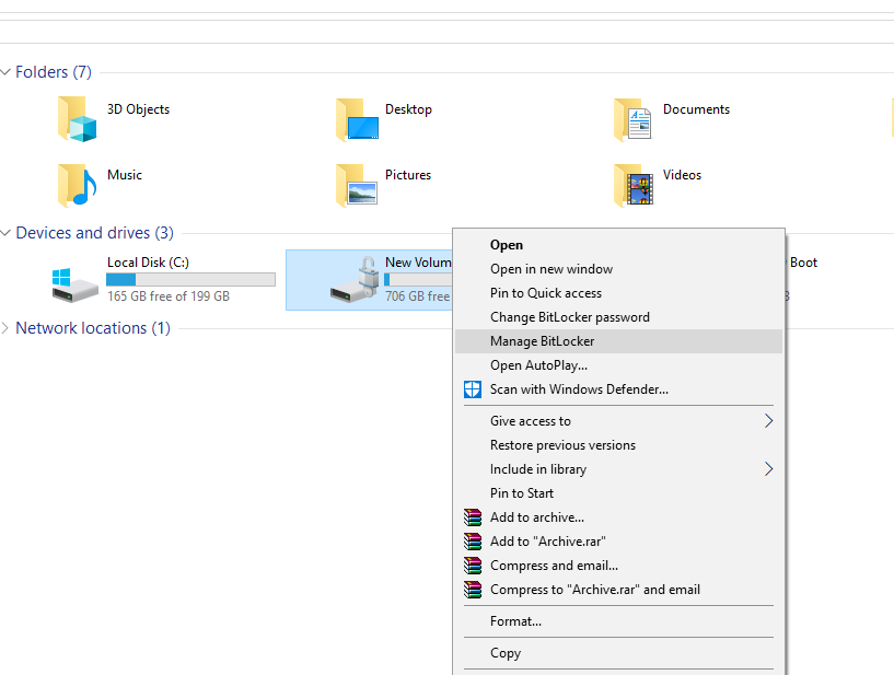 Manage BitLocker Manage BitLocker